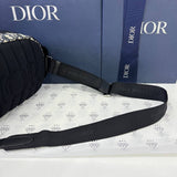 [PRE LOVED] Christian Dior Mini Rider Sling Bag in Blue Oblique Canvass (2023)