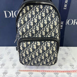 [PRE LOVED] Christian Dior Mini Rider Sling Bag in Blue Oblique Canvass (2023)