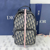 [PRE LOVED] Christian Dior Mini Rider Sling Bag in Blue Oblique Canvass (2023)