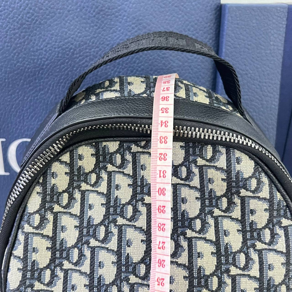 [PRE LOVED] Christian Dior Mini Rider Sling Bag in Blue Oblique Canvass (2023)