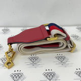 [PRE LOVED] Gucci Marmont Top Handle Bag in Red Matelasse Leather GHW