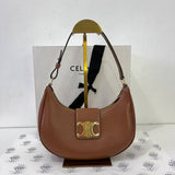 [PRE LOVED] Celine Medium Ava Triomphe Bag in Tan Smooth Calfskin Leather GHW