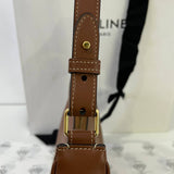 [PRE LOVED] Celine Medium Ava Triomphe Bag in Tan Smooth Calfskin Leather GHW