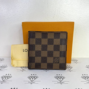 [PRE LOVED] Louis Vuitton Marco Bifold Wallet in Damier Ebene Canvass (CA0030)
