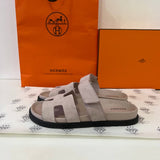 [PRE LOVED] Hermes Chypre Sandals in Rose Porcelaine Size 36.5EU