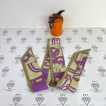 [PRE LOVED] Hermes Twilly in Purple