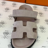 [PRE LOVED] Hermes Chypre Sandals in Rose Porcelaine Size 36.5EU