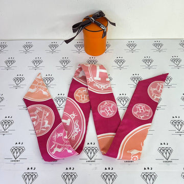 [PRE LOVED] Hermes Twilly in Pink