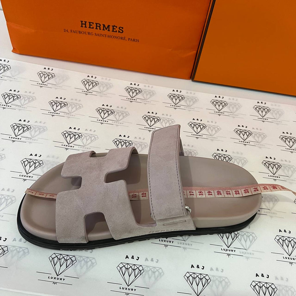 [PRE LOVED] Hermes Chypre Sandals in Rose Porcelaine Size 36.5EU