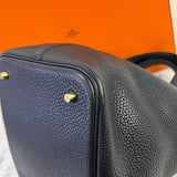 [PRE LOVED] Hermes Picotin Lock 22 in Noir Clemence Leather GHW (Stamp Y - 2020)