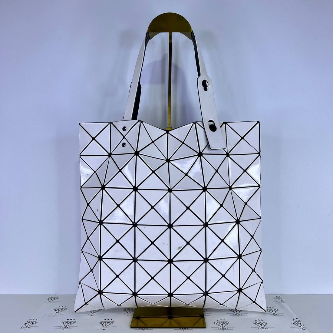 [PRE LOVED] Bao Bao Tote Bag in White