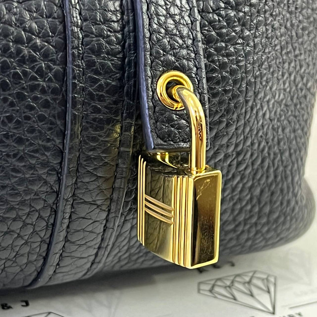 [PRE LOVED] Hermes Picotin Lock 22 in Noir Clemence Leather GHW (Stamp Y - 2020)