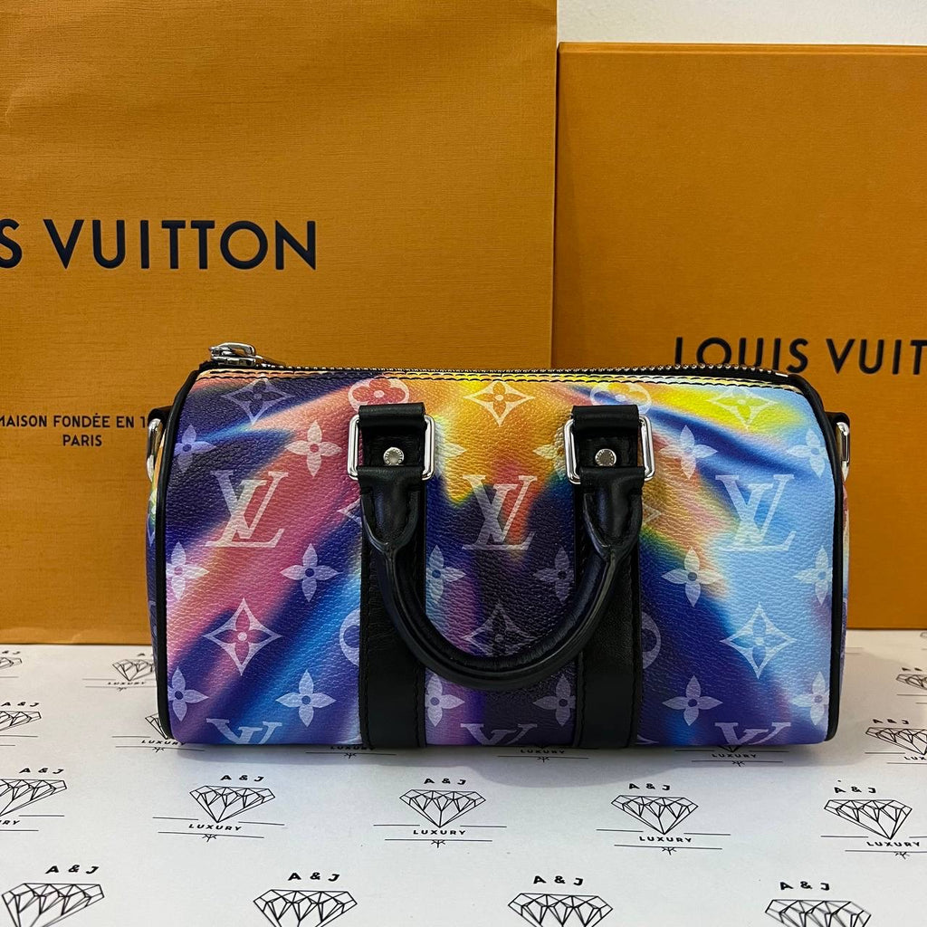 [PRE LOVED] Louis Vuitton x Virgil Abloh Sunset Keepall XS (microchipped)