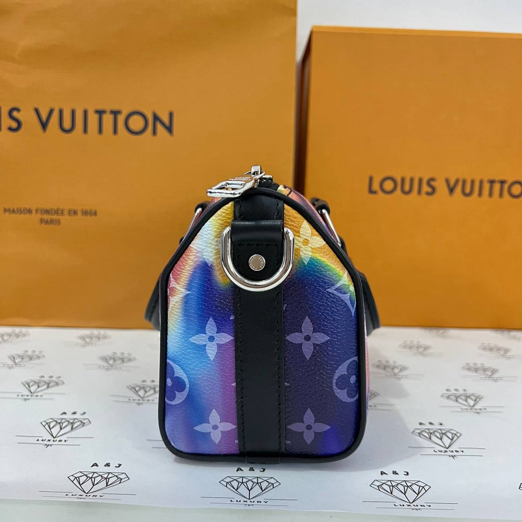 [PRE LOVED] Louis Vuitton x Virgil Abloh Sunset Keepall XS (microchipped)