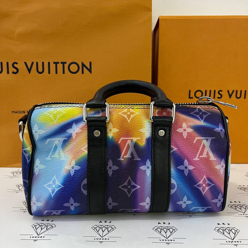 [PRE LOVED] Louis Vuitton x Virgil Abloh Sunset Keepall XS (microchipped)