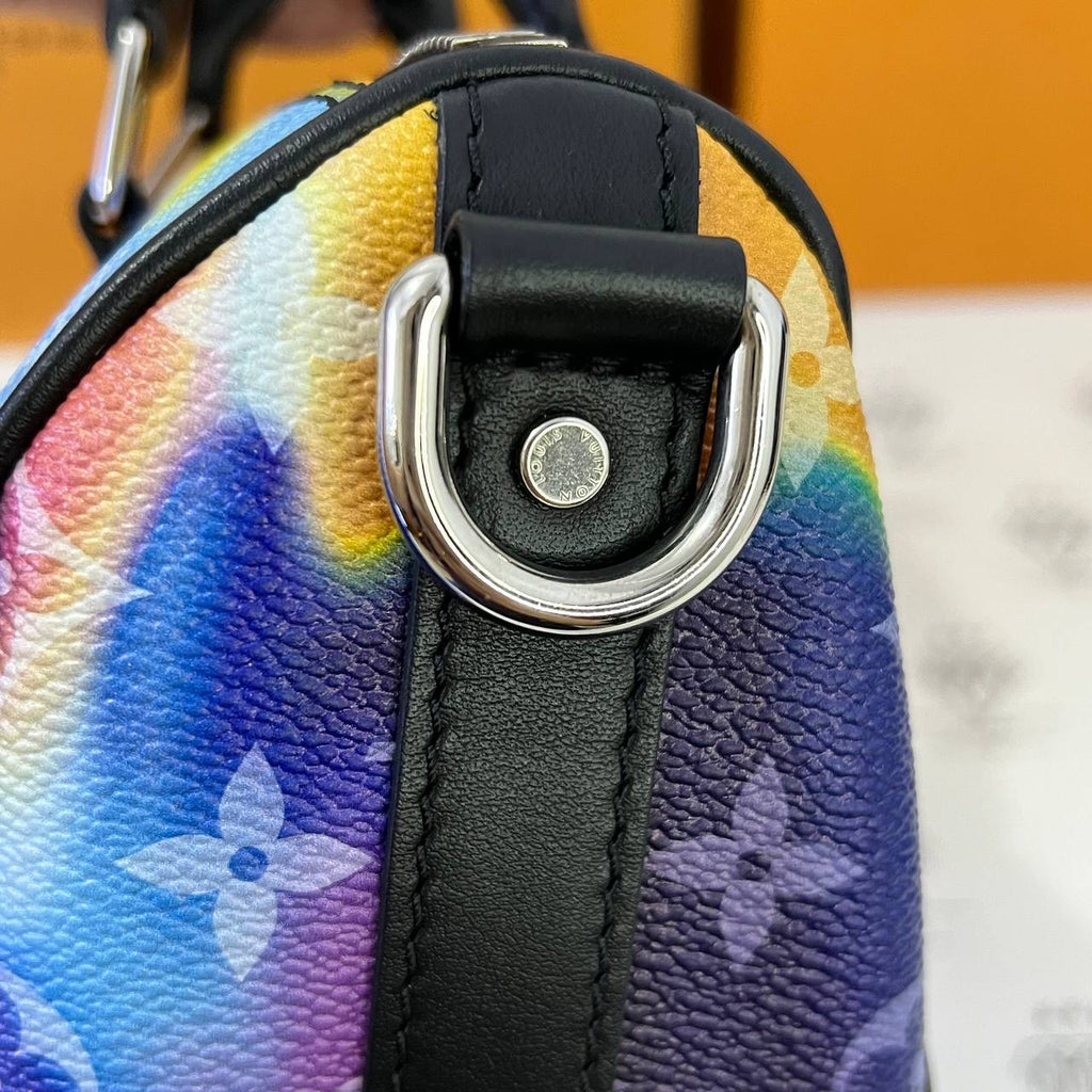 [PRE LOVED] Louis Vuitton x Virgil Abloh Sunset Keepall XS (microchipped)