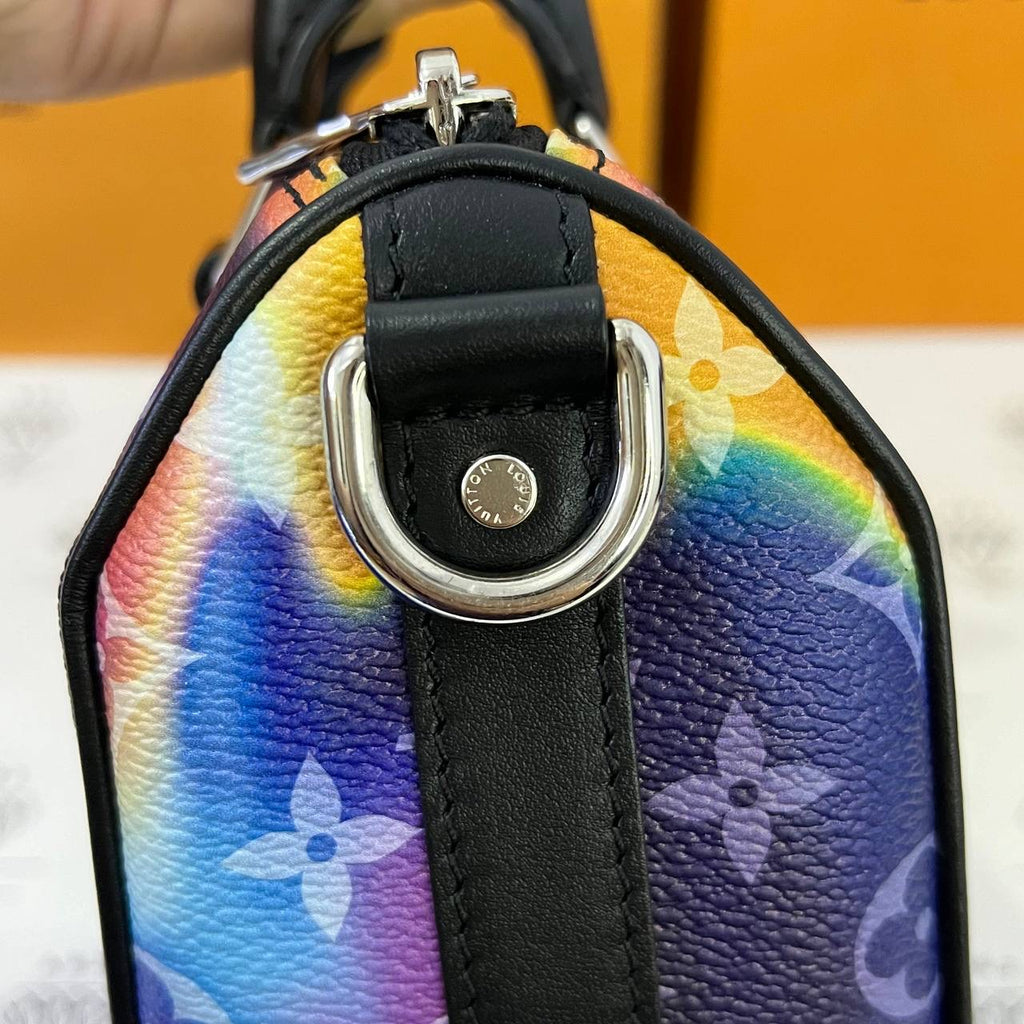 [PRE LOVED] Louis Vuitton x Virgil Abloh Sunset Keepall XS (microchipped)