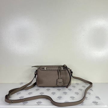 [PRE LOVED] Fendi Mini By The Way Selleria in Gray Grained Leather SHW