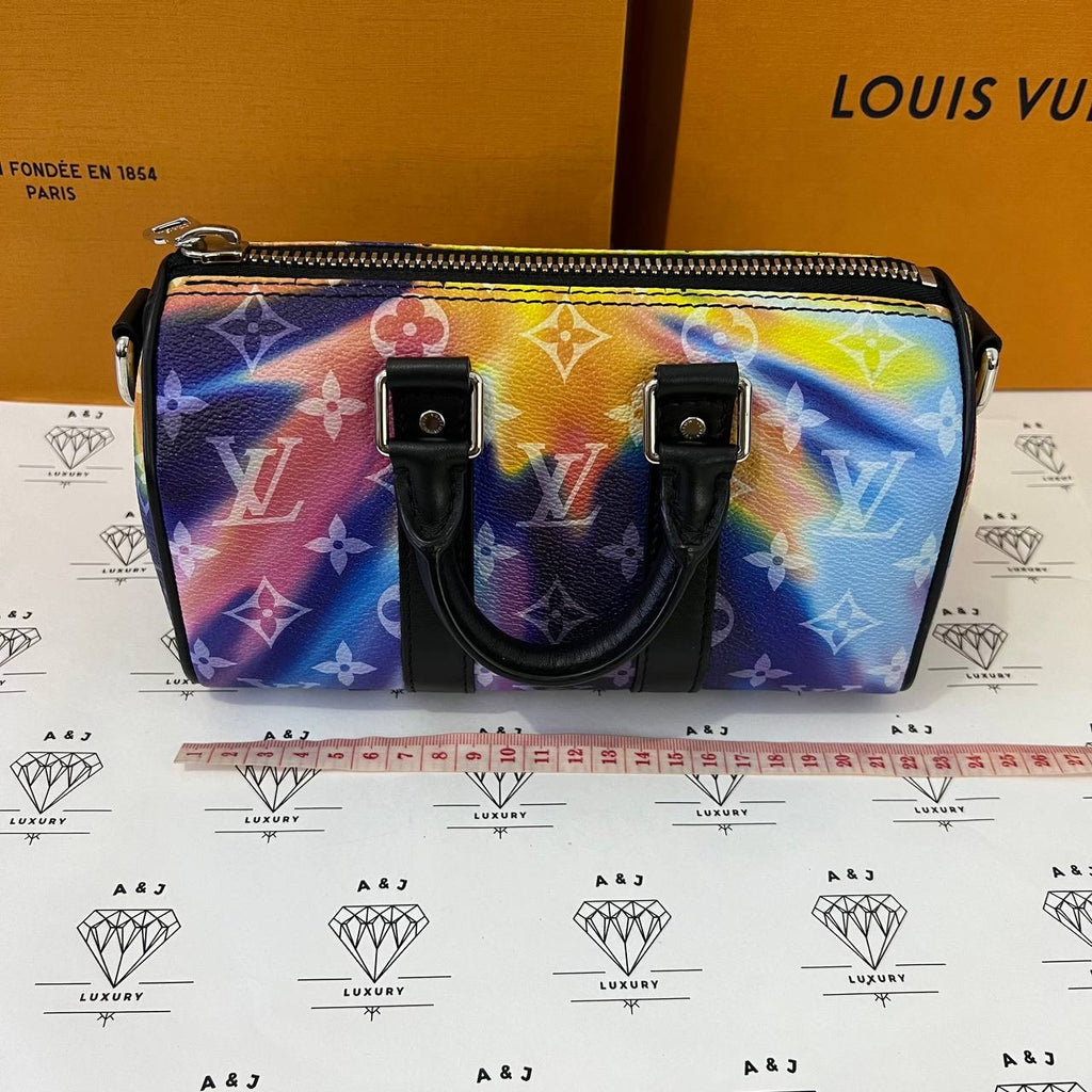 [PRE LOVED] Louis Vuitton x Virgil Abloh Sunset Keepall XS (microchipped)