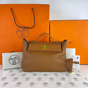 [PRE LOVED] Hermes 24/24 Size 29 in Gold Clemence Leather GHW (Stamp D - 2019)