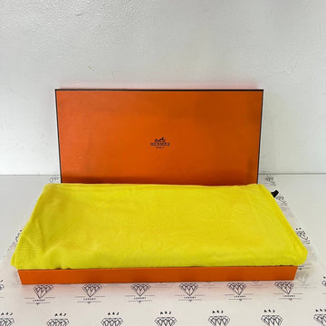 [PRE LOVED] Hermes Cashmere Scarf in Yellow