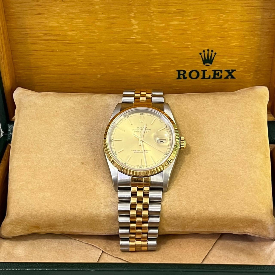 [PRE LOVED] Rolex Datejust 36MM Two-tone Yellow Gold Ref. 16233 (1995)