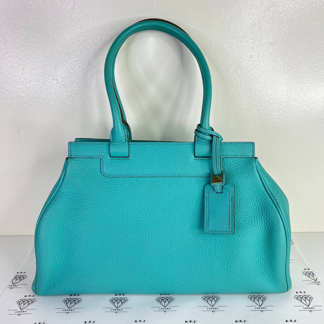 [PRE LOVED] Moynat Pauline Tote in Blue Taurillon Leather SHW
