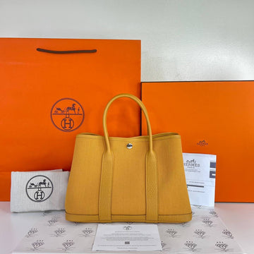 [BRAND NEW] Hermes Garden Party Tote (GPT) 30 in Naturel Sable Canvass PHW (Stamp K - 2025)