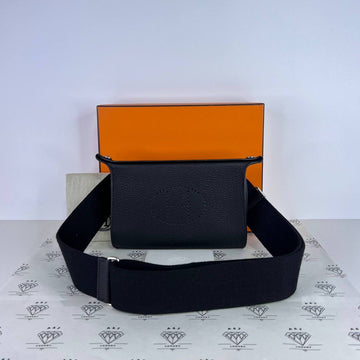 [PRE LOVED] Hermes Videpoches in Black Togo Leather PHW (Stamp B - 2023)