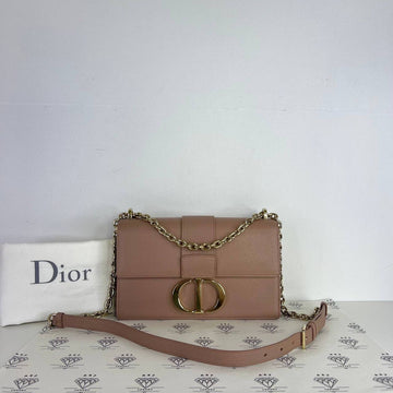 [PRE LOVED] Christian Dior Montaigne 30 East West in Blush Grained Calfskin Leather GHW (2020)
