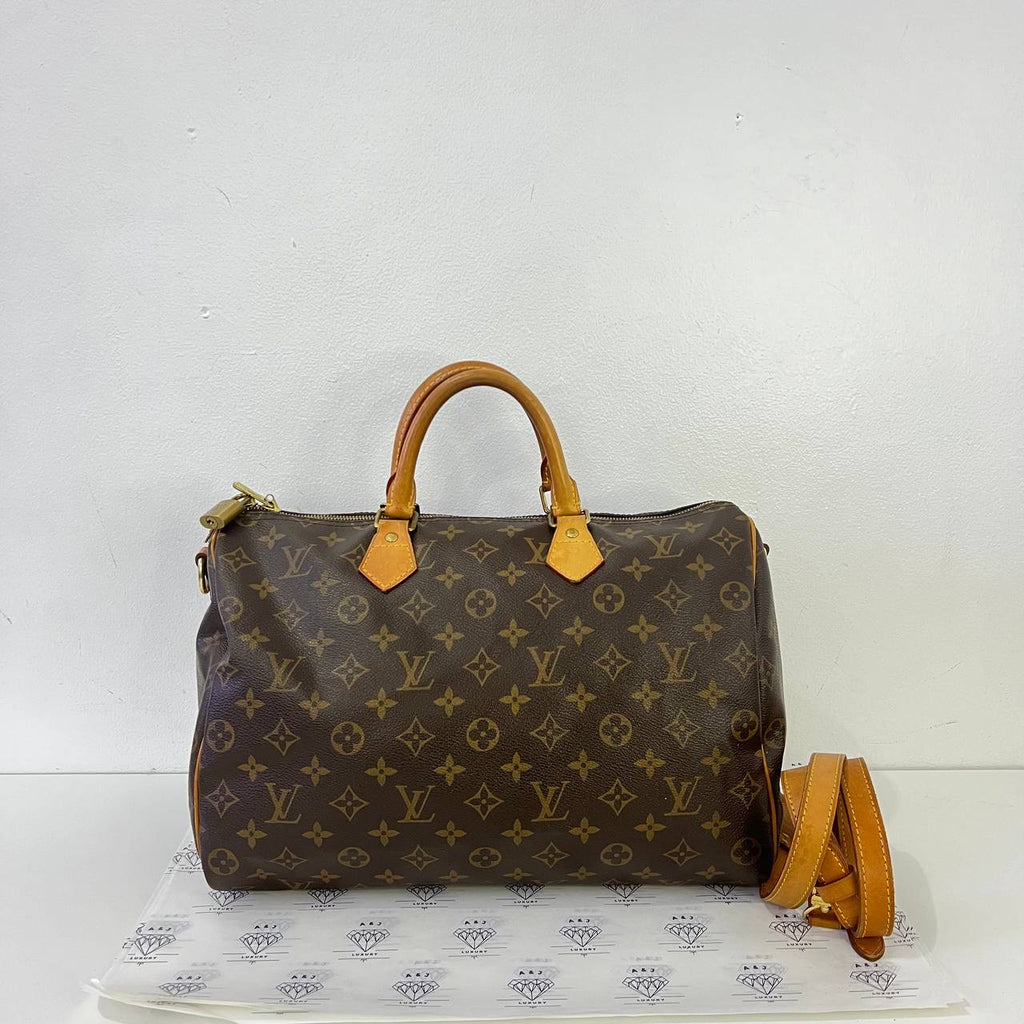 [PRE LOVED] Louis Vuitton Speedy Bandouliere 35 in Monogram Canvass (DU4121)