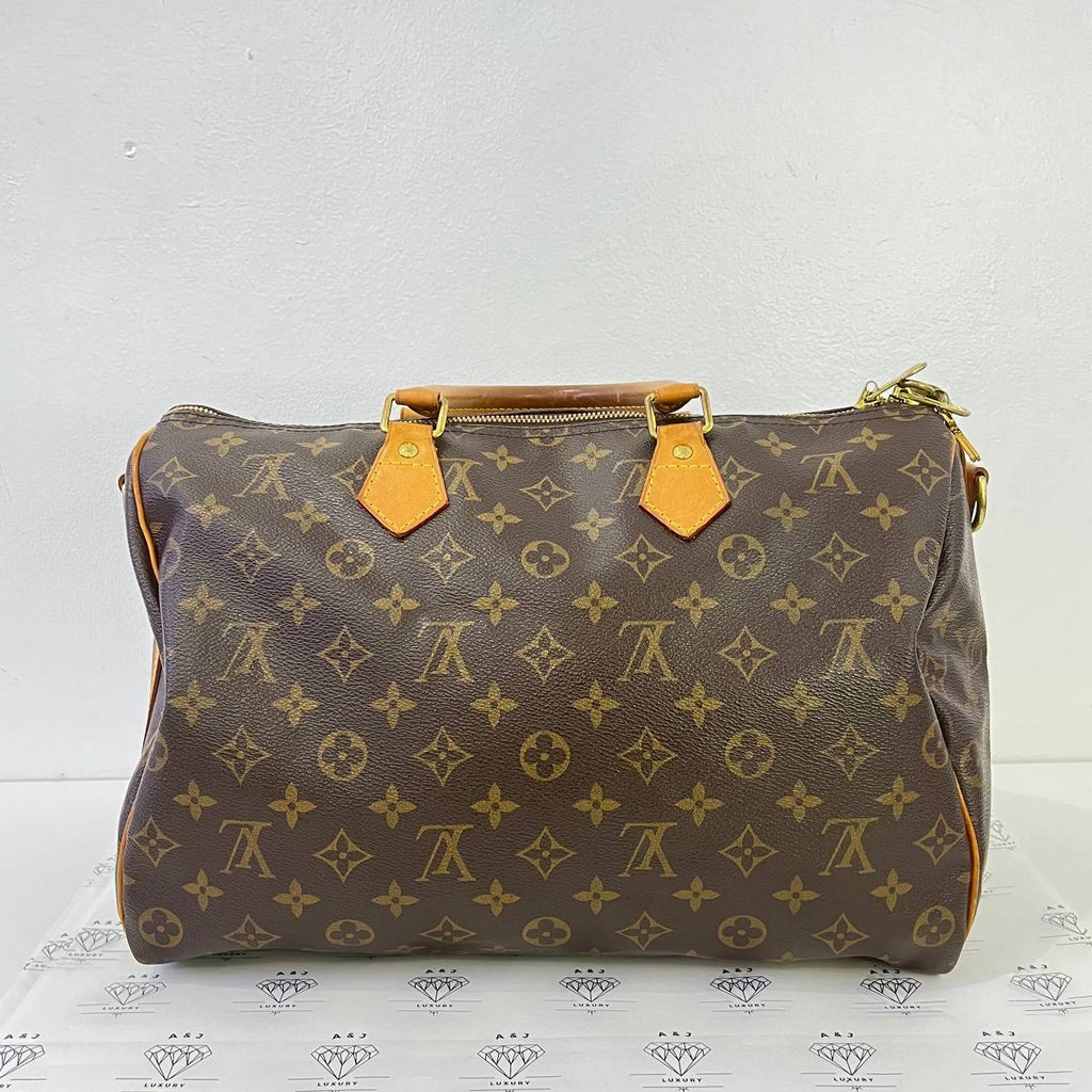 [PRE LOVED] Louis Vuitton Speedy Bandouliere 35 in Monogram Canvass (DU4121)