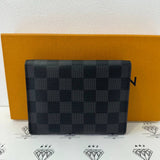 [PRE LOVED] Louis Vuitton Compact Modular Men's Wallet in Damier Graphite Canvass (MI3049)