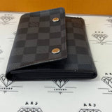 [PRE LOVED] Louis Vuitton Compact Modular Men's Wallet in Damier Graphite Canvass (MI3049)