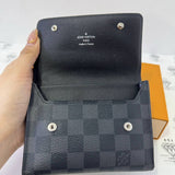 [PRE LOVED] Louis Vuitton Compact Modular Men's Wallet in Damier Graphite Canvass (MI3049)