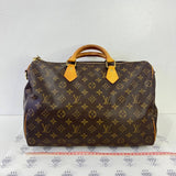 [PRE LOVED] Louis Vuitton Speedy Bandouliere 35 in Monogram Canvass (DU4121)