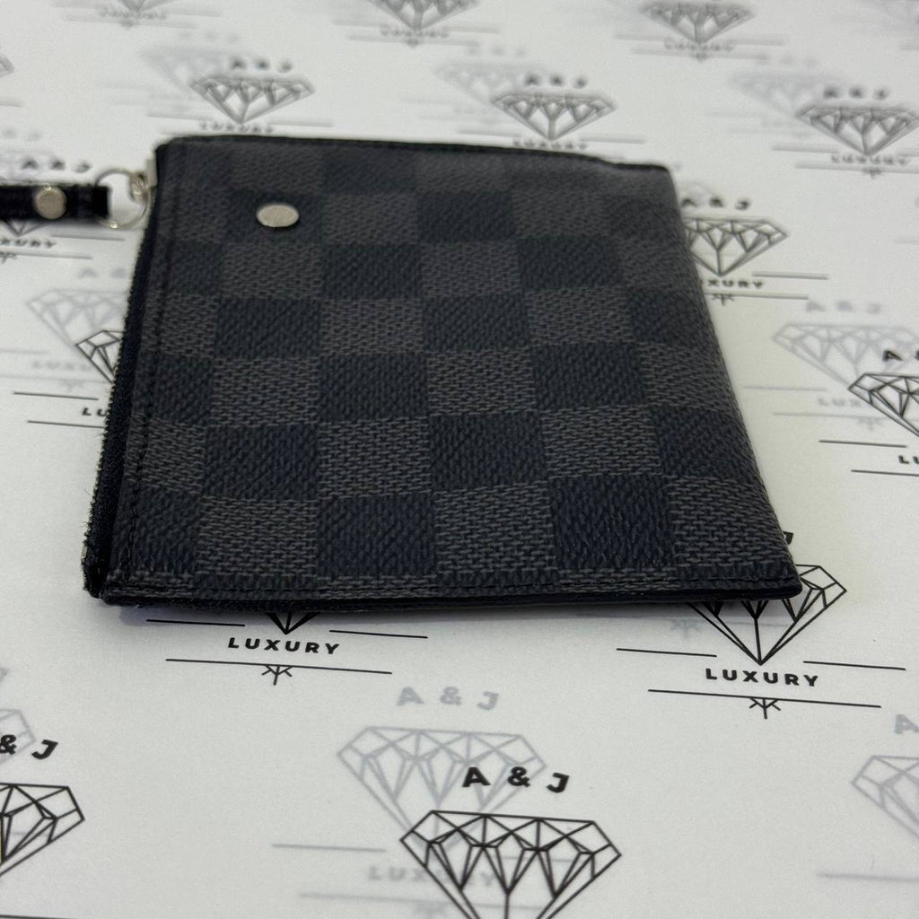 [PRE LOVED] Louis Vuitton Compact Modular Men's Wallet in Damier Graphite Canvass (MI3049)