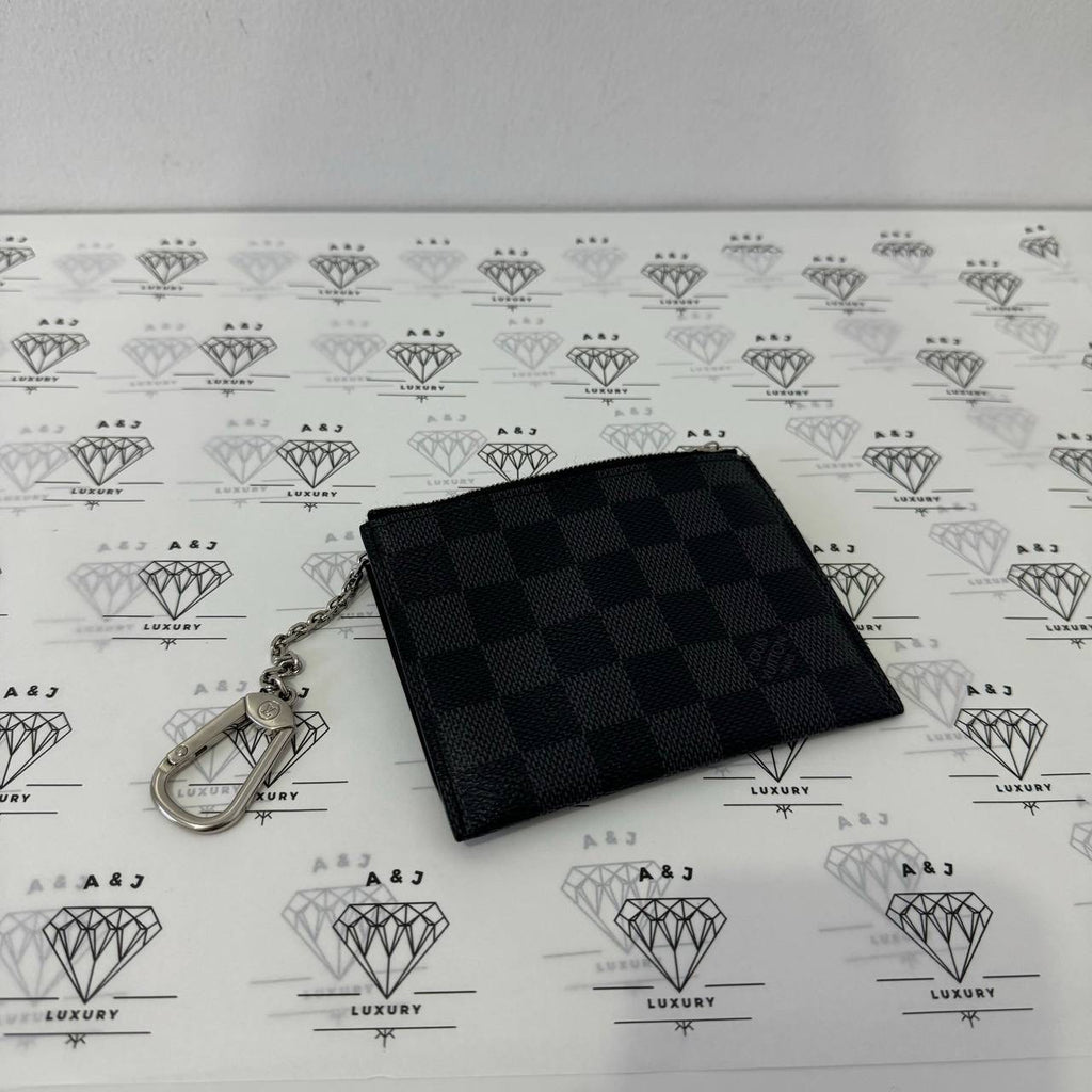 [PRE LOVED] Louis Vuitton Compact Modular Men's Wallet in Damier Graphite Canvass (MI3049)