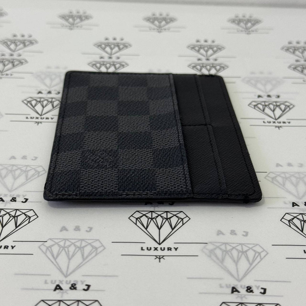 [PRE LOVED] Louis Vuitton Compact Modular Men's Wallet in Damier Graphite Canvass (MI3049)