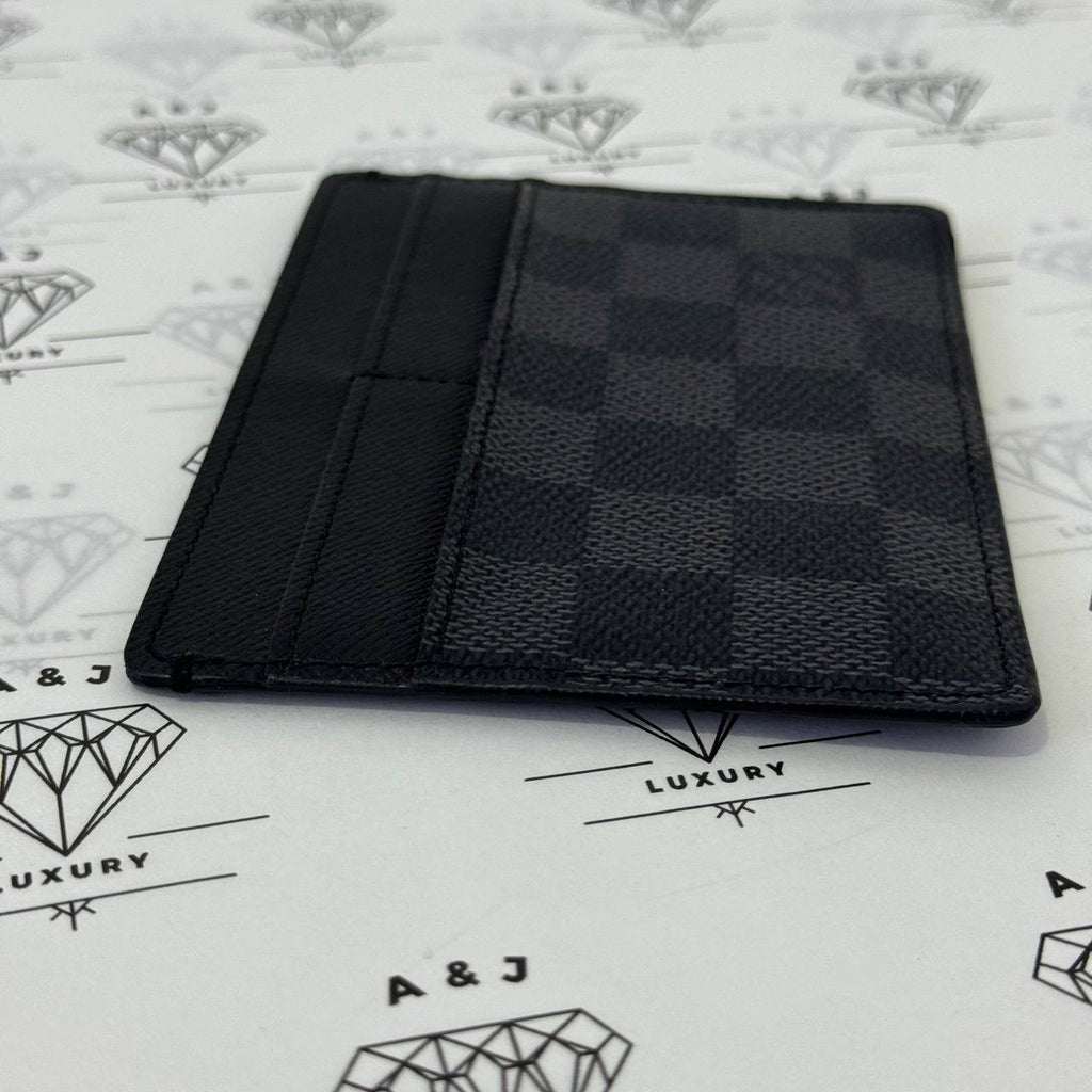 [PRE LOVED] Louis Vuitton Compact Modular Men's Wallet in Damier Graphite Canvass (MI3049)