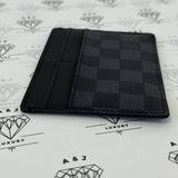 [PRE LOVED] Louis Vuitton Compact Modular Men's Wallet in Damier Graphite Canvass (MI3049)