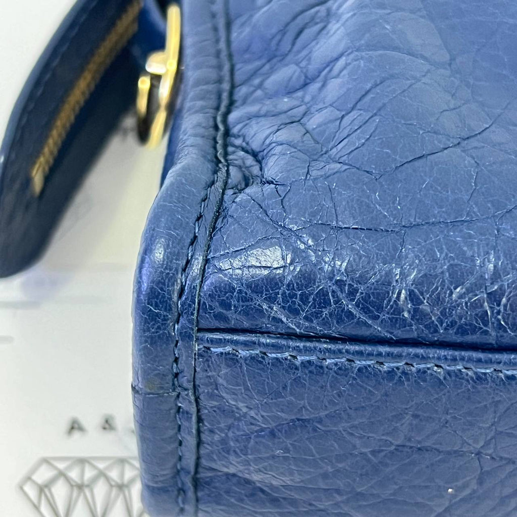 [PRE LOVED] Balenciaga Nano Classic City in Blue GHW