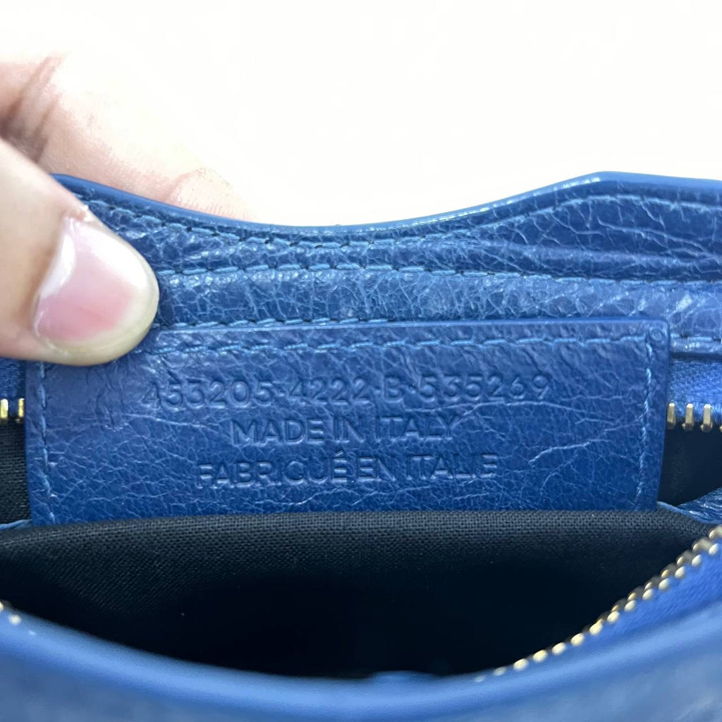 [PRE LOVED] Balenciaga Nano Classic City in Blue GHW