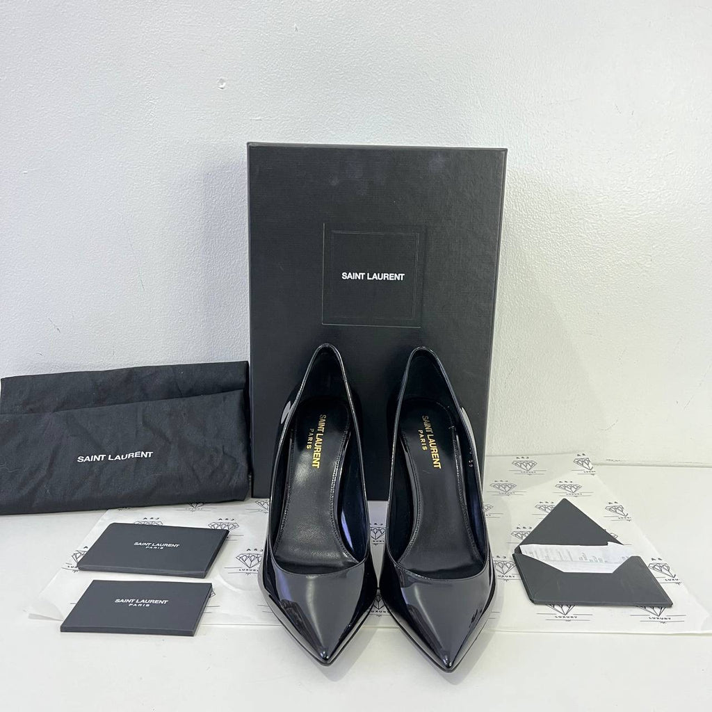 [PRE LOVED] YSL Opyum Heels in Black Size 39