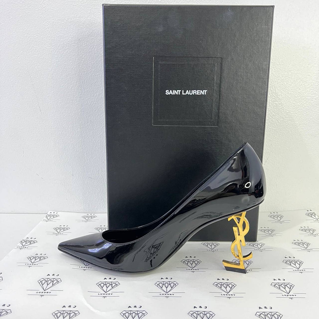 [PRE LOVED] YSL Opyum Heels in Black Size 39