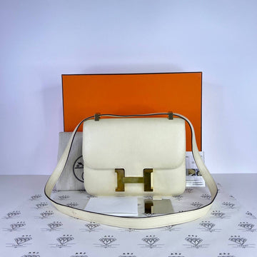 [PRE LOVED] Hermes Constance 24 with Mirror in Nata Epsom Leather RGHW (Stamp B - 2023)