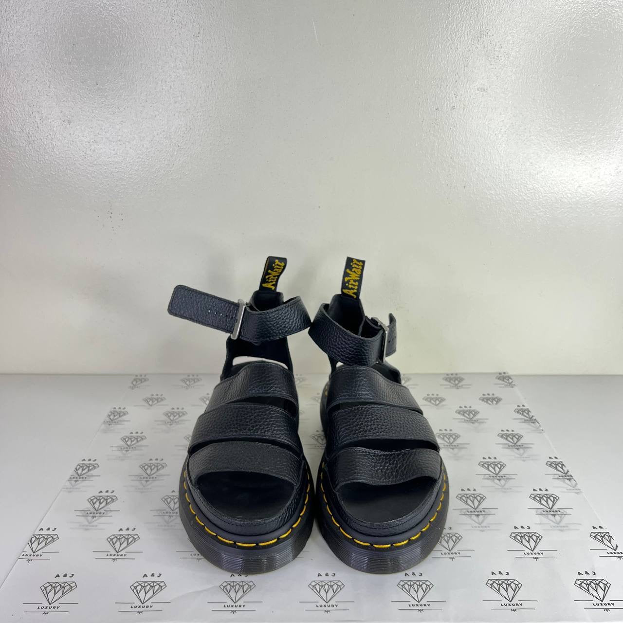 [PRE LOVED] Dr. Martens Clarissa Platform Sandals in Black Size 38EU