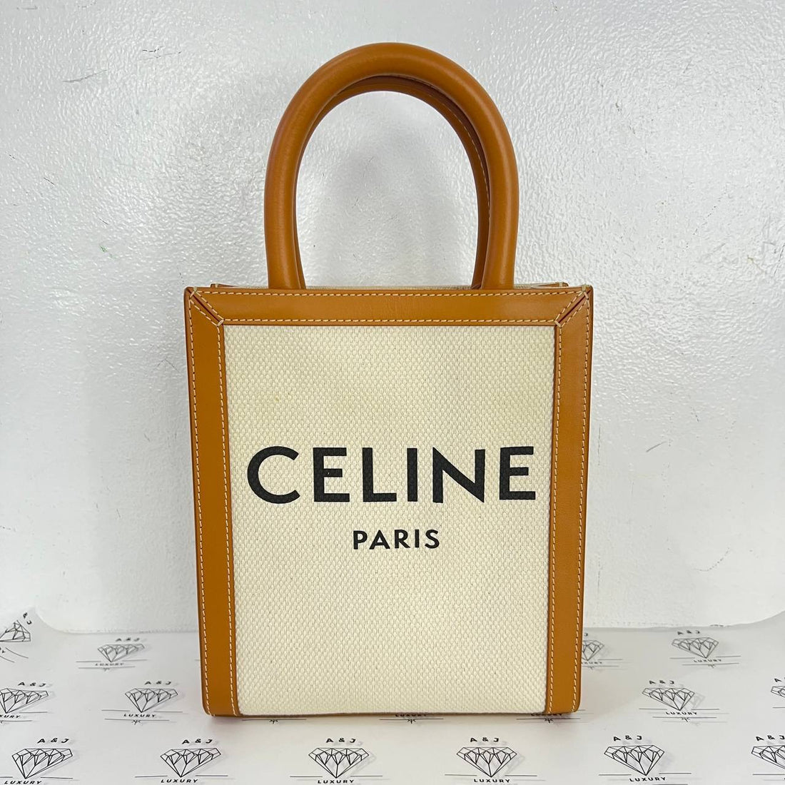 [PRE LOVED] Celine Mini Vertical Cabas in Cloth