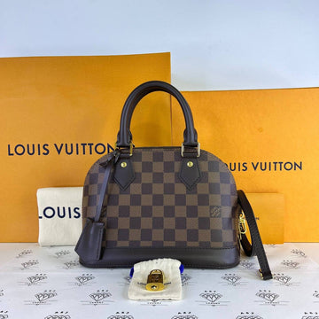 [PRE LOVED] Louis Vuitton Alma BB in Damier Ebene Canvass (microchipped)