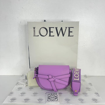 [PRE LOVED] Loewe Mini Gate in Purple GHW